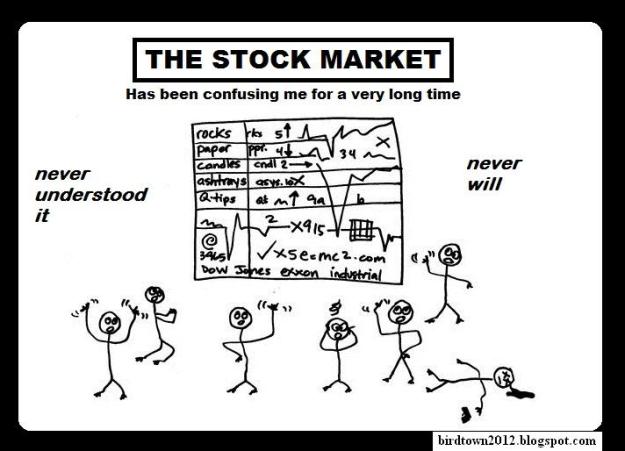 cartoons stock market